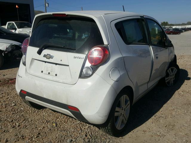 KL8CB6S99DC520541 - 2013 CHEVROLET SPARK LS WHITE photo 4