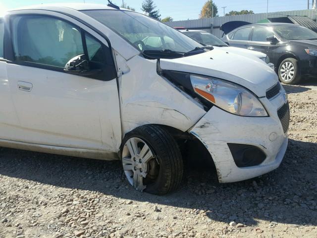 KL8CB6S99DC520541 - 2013 CHEVROLET SPARK LS WHITE photo 9