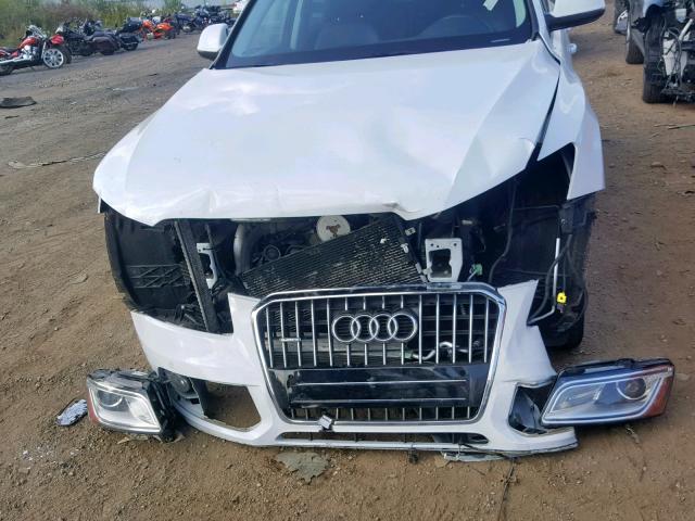 WA1CMAFP1EA025609 - 2014 AUDI Q5 TDI WHITE photo 9