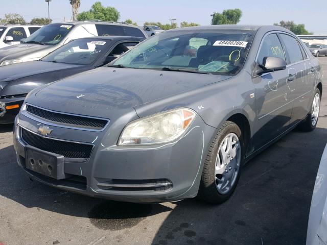 1G1ZG57N58F231303 - 2008 CHEVROLET MALIBU LS 灰色 照片 2