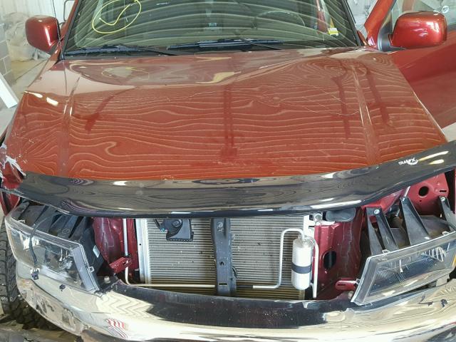 1GCJTDFE6B8110755 - 2011 CHEVROLET COLORADO L RED photo 7