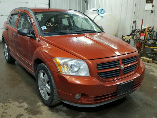 1B3HB48C48D542811 - 2008 DODGE CALIBER SX ORANGE photo 1