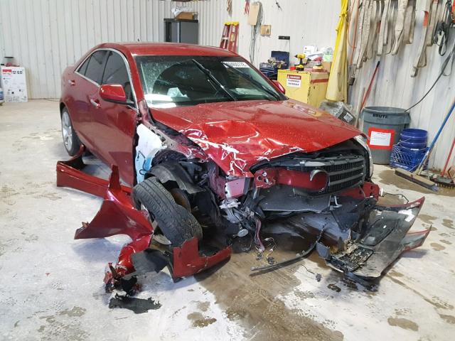 1G6AA5RA4D0138563 - 2013 CADILLAC ATS RED photo 1