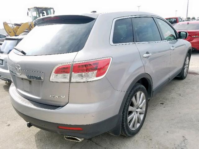 JM3TB28A280122782 - 2008 MAZDA CX-9 GRAY photo 4