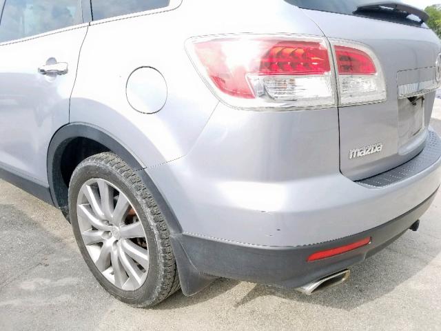 JM3TB28A280122782 - 2008 MAZDA CX-9 GRAY photo 9