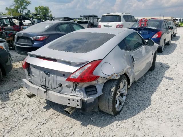 JN1AZ4EH6CM561478 - 2012 NISSAN 370Z BASE SILVER photo 4