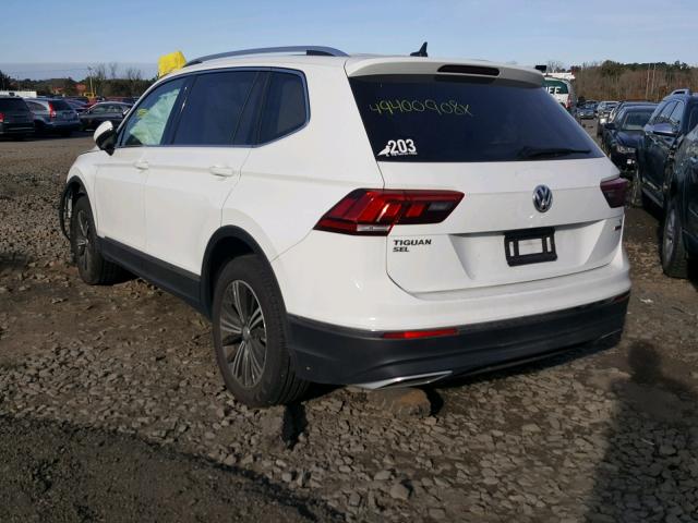 3VV2B7AX7JM111863 - 2018 VOLKSWAGEN TIGUAN SE WHITE photo 3