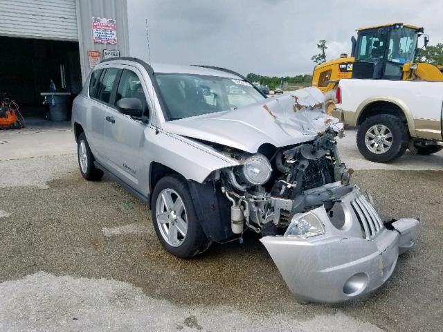 1J8FF47W27D428030 - 2007 JEEP COMPASS SILVER photo 1