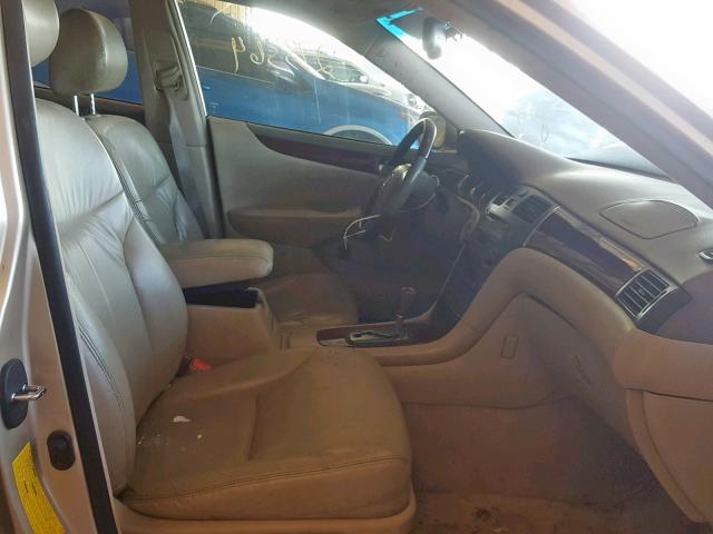 JTHBA30G345010436 - 2004 LEXUS ES 330 GOLD photo 5