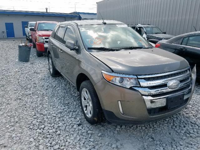 2FMDK3JC2DBC84009 - 2013 FORD EDGE SEL GRAY photo 1