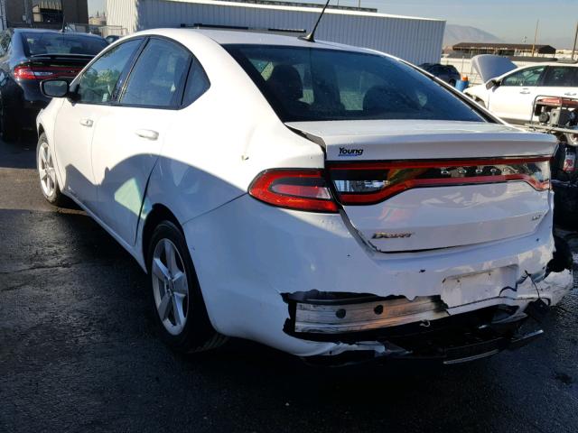 1C3CDFBB9GD717278 - 2016 DODGE DART SXT WHITE photo 3