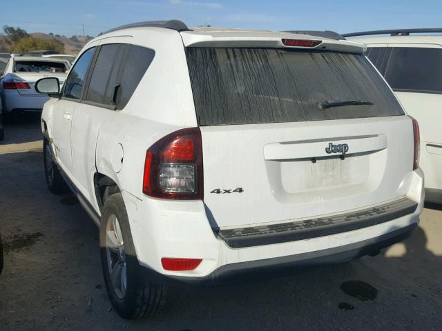 1C4NJDBB0ED592542 - 2014 JEEP COMPASS SP 白色 照片 3