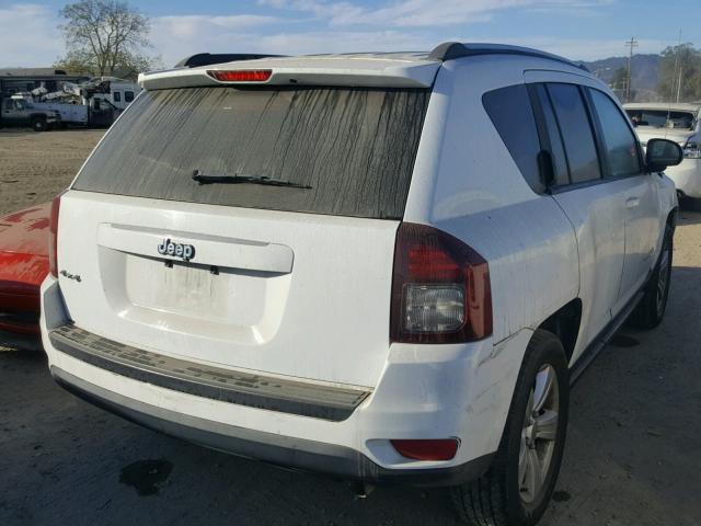 1C4NJDBB0ED592542 - 2014 JEEP COMPASS SP 白色 照片 4