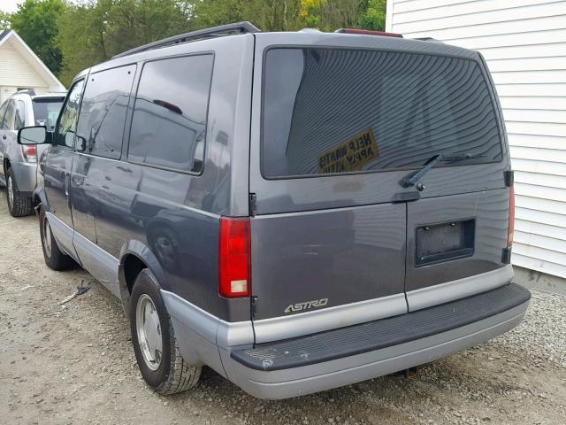 1GNDM19W6XB148906 - 1999 CHEVROLET ASTRO GRAY photo 3