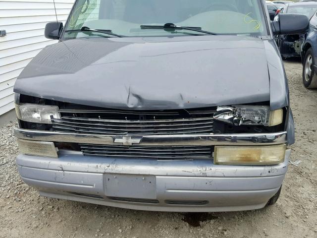 1GNDM19W6XB148906 - 1999 CHEVROLET ASTRO GRAY photo 9