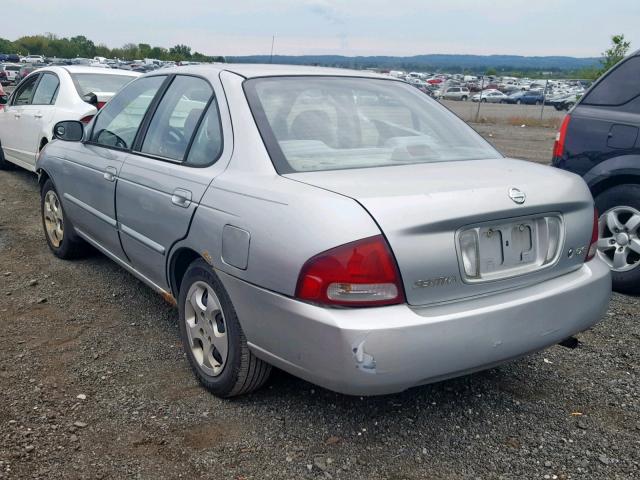 3N1CB51D03L709429 - 2003 NISSAN SENTRA XE SILVER photo 3