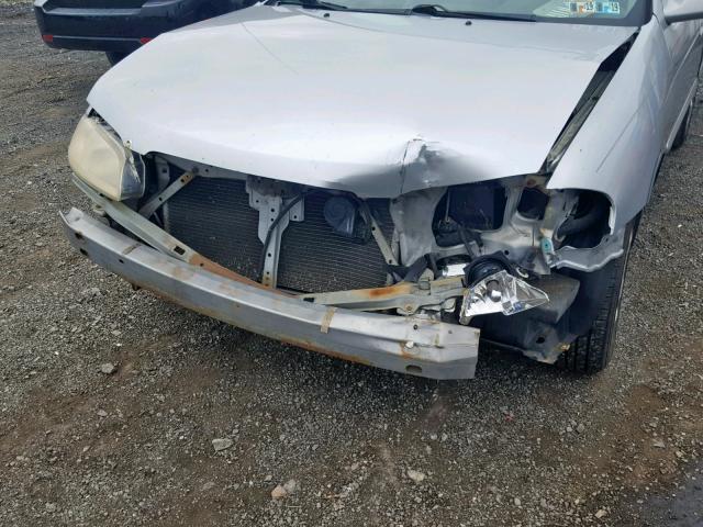 3N1CB51D03L709429 - 2003 NISSAN SENTRA XE SILVER photo 9