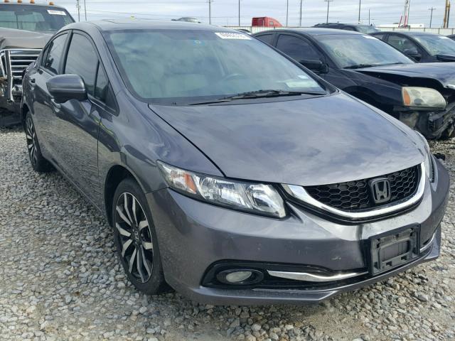 19XFB2F93EE035944 - 2014 HONDA CIVIC EXL 灰色 照片 1