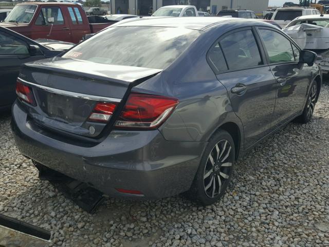 19XFB2F93EE035944 - 2014 HONDA CIVIC EXL 灰色 照片 4