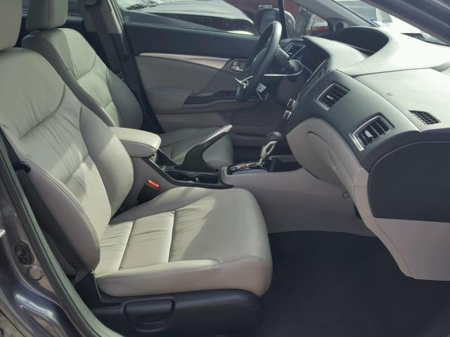 19XFB2F93EE035944 - 2014 HONDA CIVIC EXL 灰色 照片 5