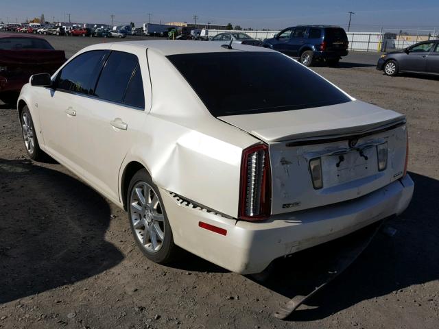 1G6DC67A360101376 - 2006 CADILLAC STS WHITE photo 3