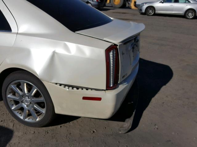 1G6DC67A360101376 - 2006 CADILLAC STS WHITE photo 9