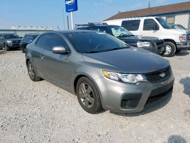 KNAFU6A29B5448550 - 2011 KIA FORTE EX GRAY photo 1