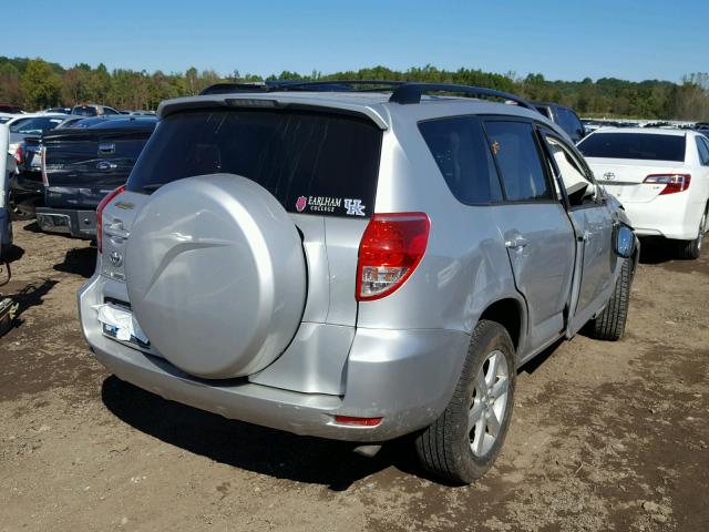 JTMZD31V366006307 - 2006 TOYOTA RAV4 LIMIT SILVER photo 4