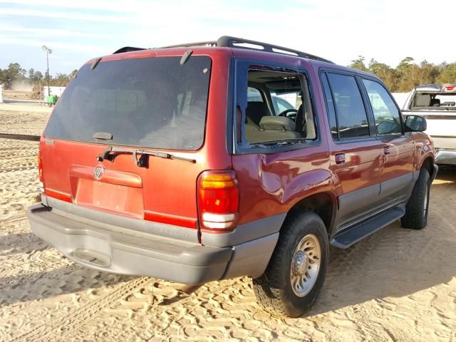 4M2ZU52PXWUJ38921 - 1998 MERCURY MOUNTAINEE RED photo 4