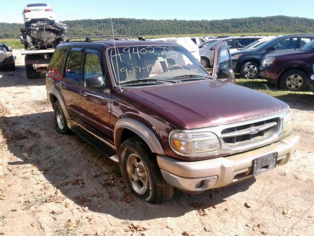 1FMDU74E7YZA10399 - 2000 FORD EXPLORER E BURGUNDY photo 1