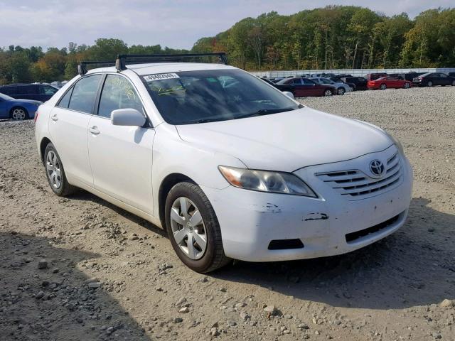 4T1BE46K78U757407 - 2008 TOYOTA CAMRY CE WHITE photo 1