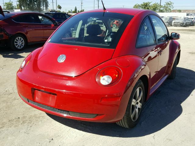 3VWPG31C26M415893 - 2006 VOLKSWAGEN NEW BEETLE RED photo 4