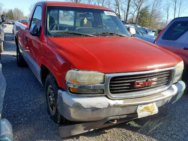 1GTEC14T7XE548176 - 1999 GMC NEW SIERRA RED photo 1