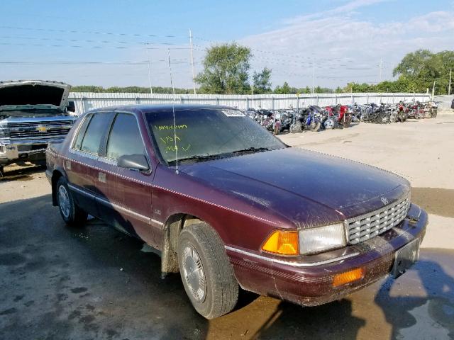 3P3AA4633RT286243 - 1994 PLYMOUTH ACCLAIM MAROON photo 1