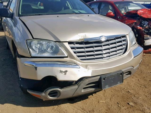 2A4GM68486R623792 - 2006 CHRYSLER PACIFICA T GOLD photo 9