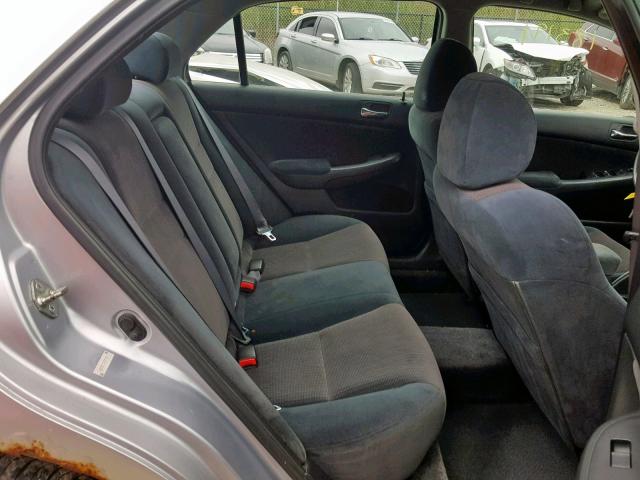 1HGCM56383A055411 - 2003 HONDA ACCORD LX SILVER photo 6