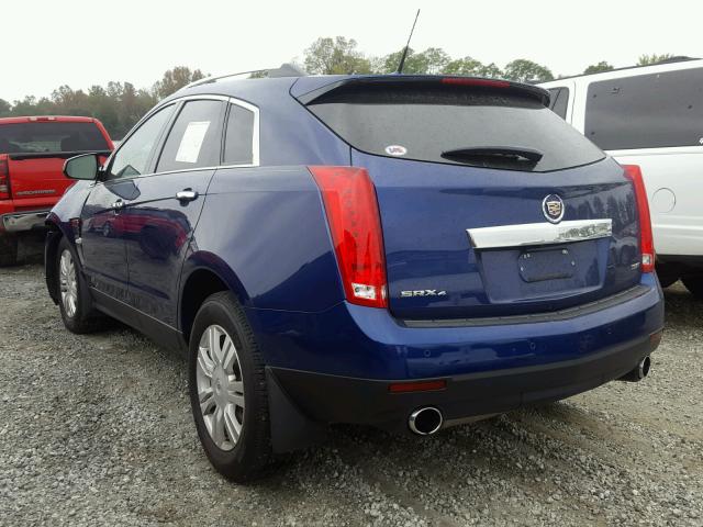 3GYFNDE30CS546620 - 2012 CADILLAC SRX LUXURY BLUE photo 3