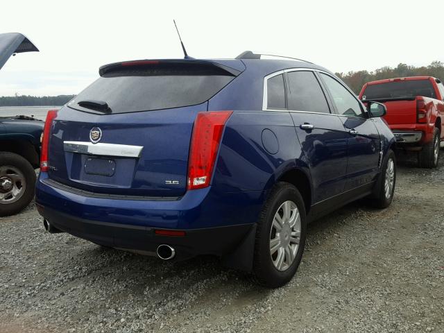 3GYFNDE30CS546620 - 2012 CADILLAC SRX LUXURY BLUE photo 4