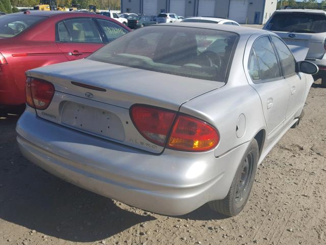 1G3NL52E31C272223 - 2001 OLDSMOBILE ALERO GL SILVER photo 4