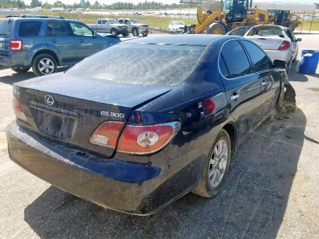 JTHBF30G625006024 - 2002 LEXUS ES 300 BLUE photo 4