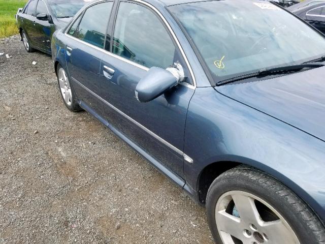 WAULL44E35N009106 - 2005 AUDI A8 4.2 QUA BLUE photo 9