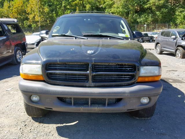 1D4HS38N03F536045 - 2003 DODGE DURANGO SP BLACK photo 9