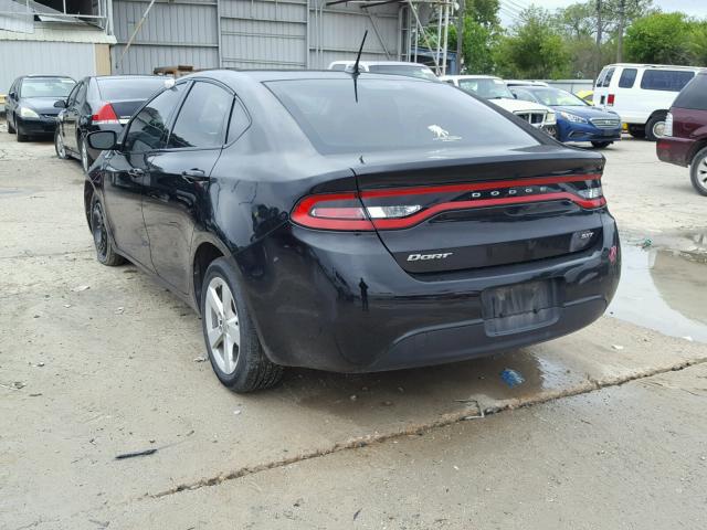 1C3CDFBBXFD222800 - 2015 DODGE DART SXT BLACK photo 3