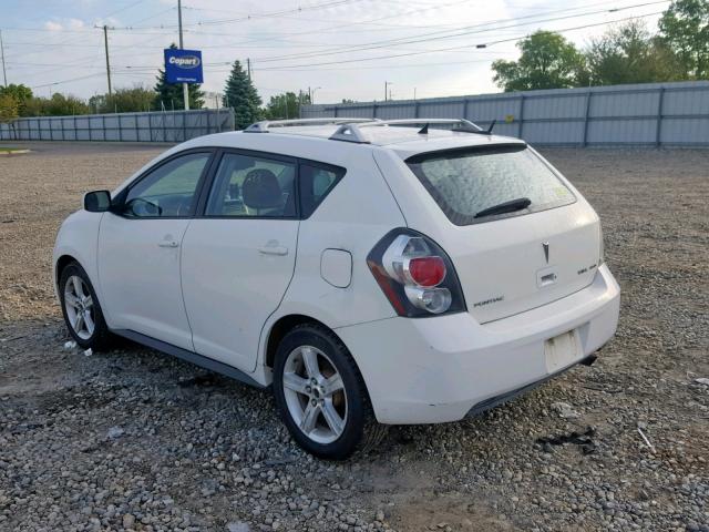 5Y2SM67009Z469524 - 2009 PONTIAC VIBE WHITE photo 3