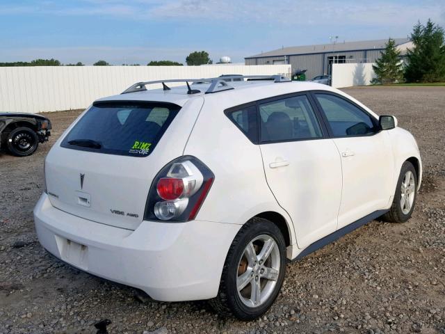 5Y2SM67009Z469524 - 2009 PONTIAC VIBE WHITE photo 4