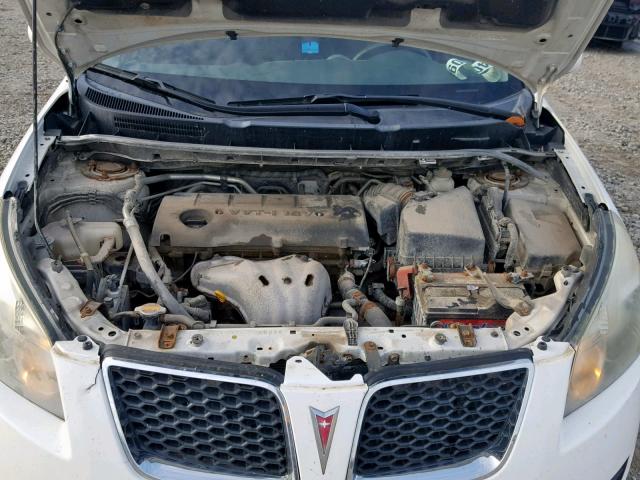 5Y2SM67009Z469524 - 2009 PONTIAC VIBE WHITE photo 7