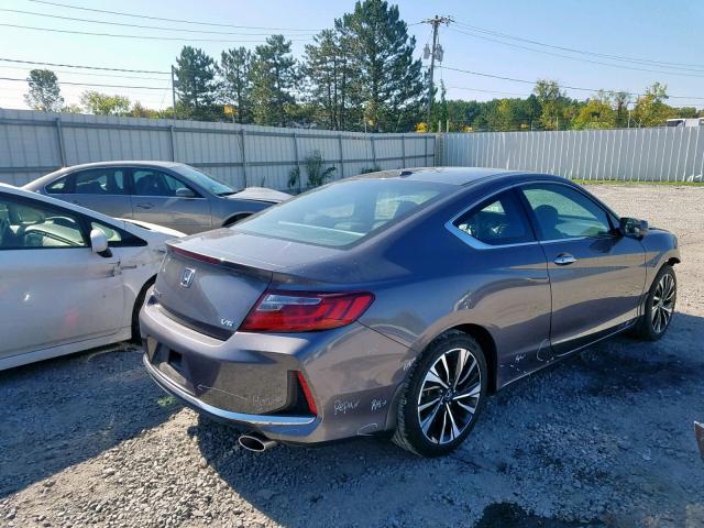 1HGCT2B80HA006486 - 2017 HONDA ACCORD EXL GRAY photo 4