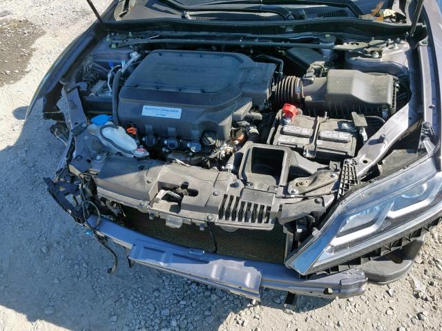 1HGCT2B80HA006486 - 2017 HONDA ACCORD EXL GRAY photo 7