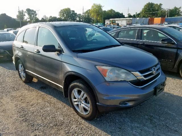 3CZRE4H54AG707397 - 2010 HONDA CR-V EX GRAY photo 9