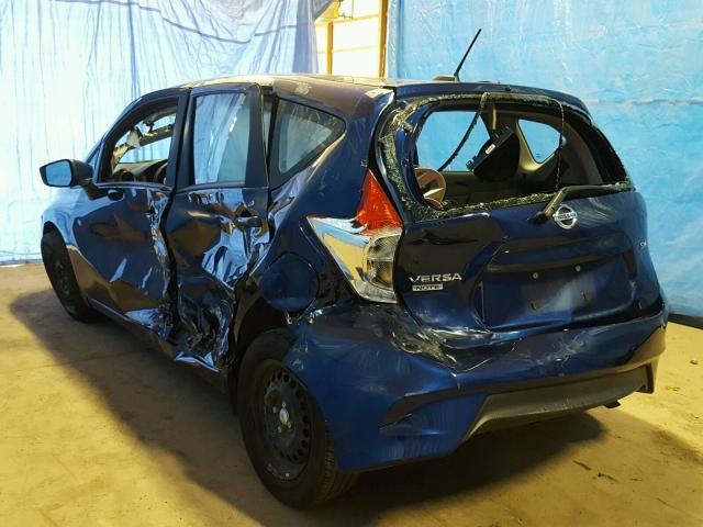 3N1CE2CP1JL352935 - 2018 NISSAN VERSA NOTE BLUE photo 3